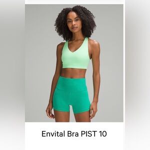 Envital Pistachio Green Sports Bra